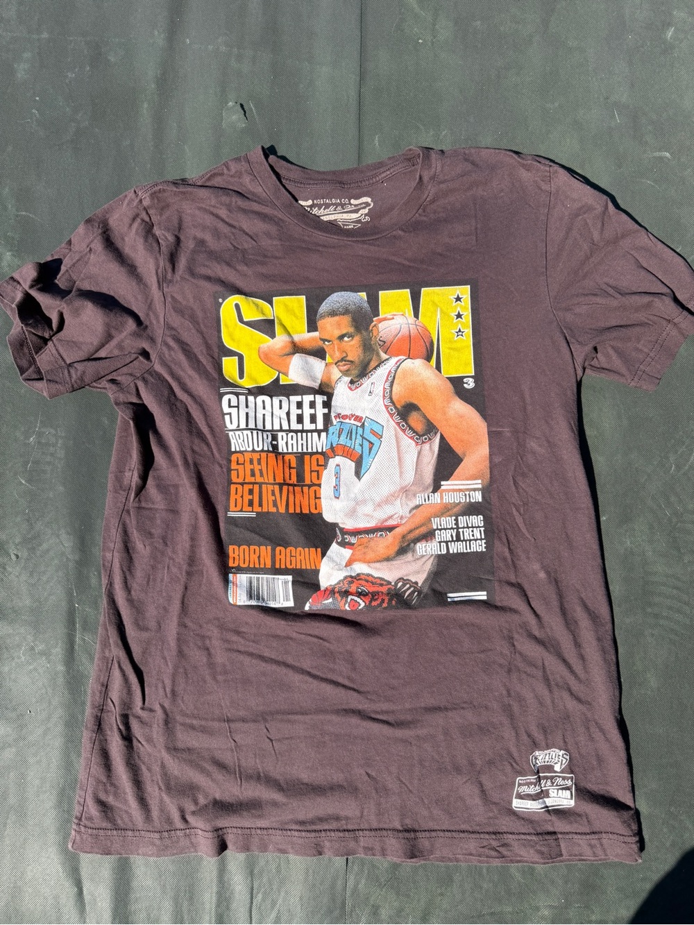 Mitchell & Ness Brown Graphic SLAM Magazine Cover Tee